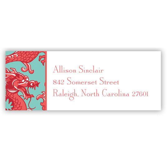 Imperial Coral Return Address Labels